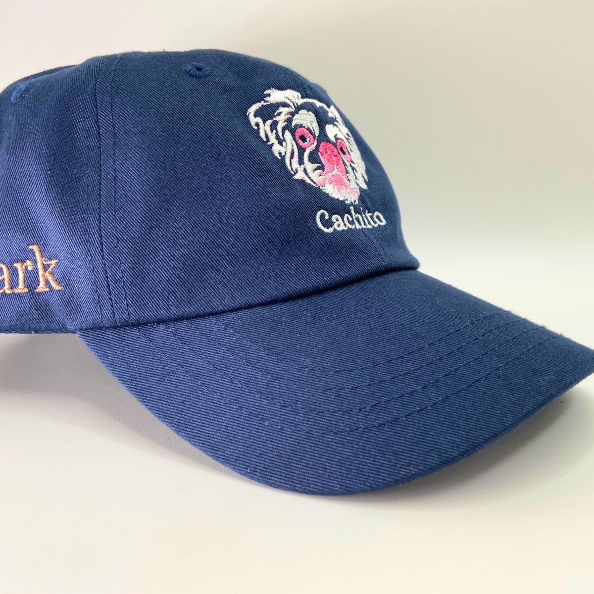 Custom Dog Face Outline Embroidered Hat