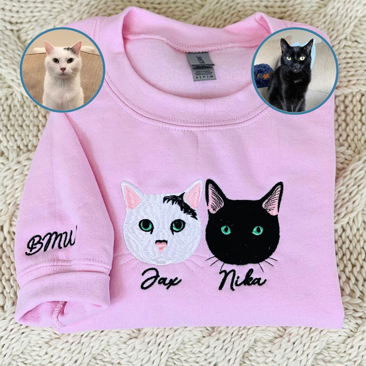 custom cat sweatshirt