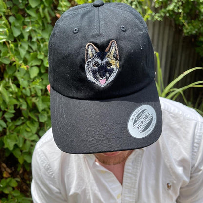 Custom Full-Color Cat Photo Embroidered Hat